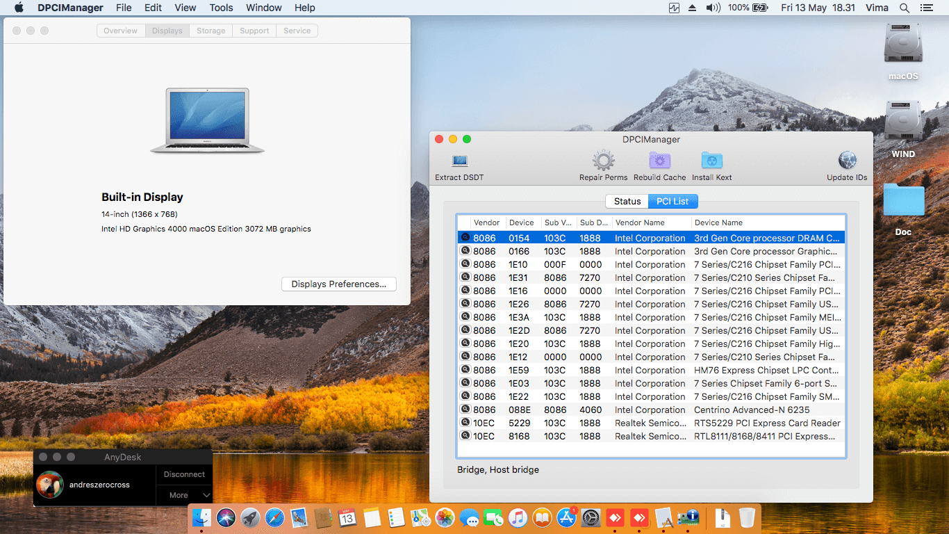 HP Spectre XT Pro 13 B000 [IvyBridge   Intel HD 4000 + PS2]   OpenCore 2